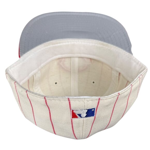 New Era 5950 Pro Model Wool MLB Cincinnati Reds Pinstripe Cap Size 6-7/8" NWT - Picture 6 of 11